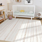 Nakagishi 10x12 Area Rug Living Room: Washable Boho Large Neutral Modern Soft - Image 8