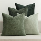 MIULEE Pack of 4 Couch Throw Pillow Covers 20x20 Inch Green Soft Decorative by MIULEE