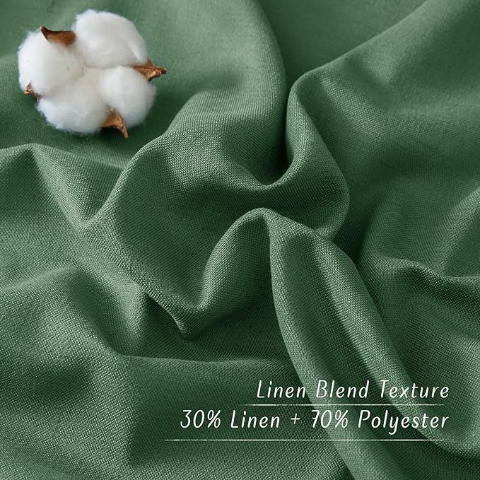 NICETOWN Linen 36 inch Curtains - Image 3