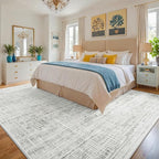 9x12 Area Rugs Washable Rug: Anti-Skid Abstract Modern Living Room Rug Soft - Image 2
