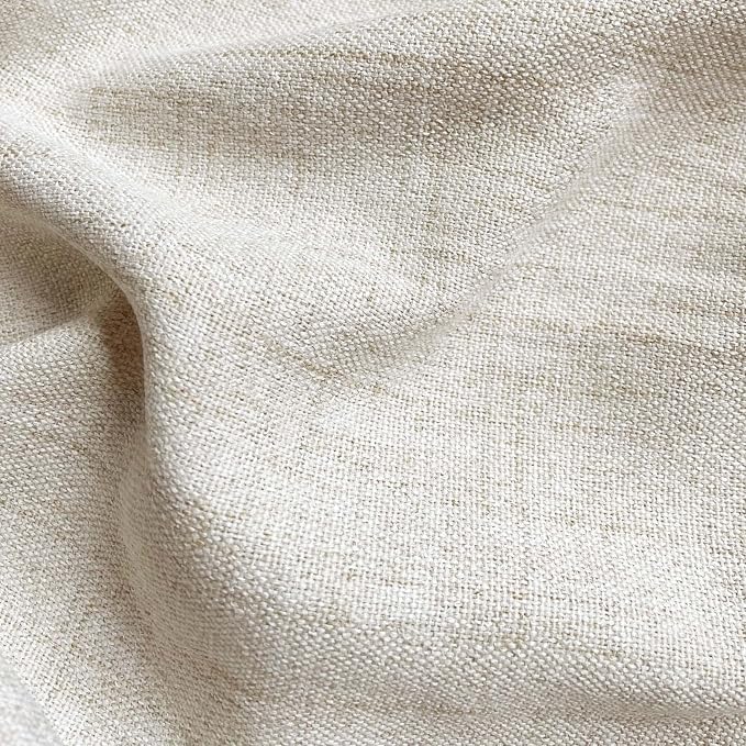 2 Pack Faux Linen Valance for Windows Kitchen Living Room Valances Rod Pocket - Image 4