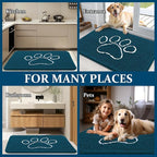 OLANLY Dog Door Mat for Muddy Paws 70x24, Paw Print Design, Absorbs Moisture - Image 8