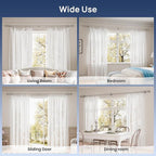 ENJOYBASICS No Drill Curtain Rods - Image 6