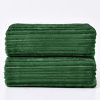 BEDELITE Fleece Blanket King Size – 3D Ribbed Jacquard Soft and Warm Decorative - Image 8