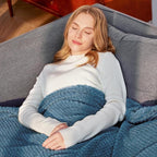 Whale Flotilla Extra Large Fuzzy Fleece Throw Blanket - Image 8