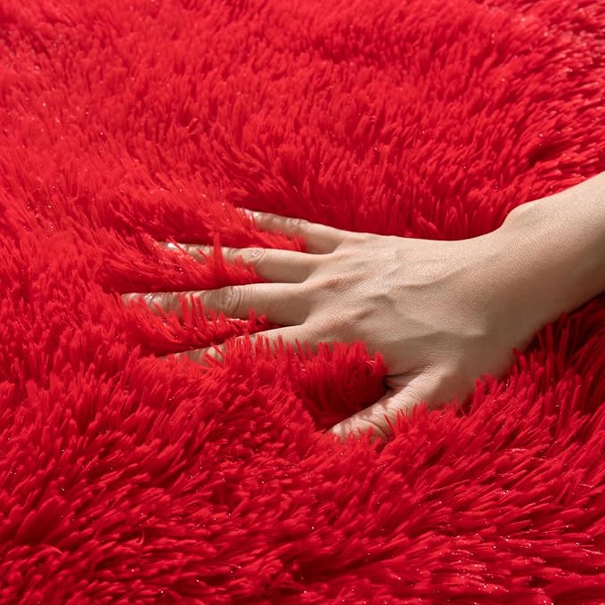 Rugs for Living Room 8x10, Soft Shaggy Modern Shag Area Rug for Bedroom - Image 4