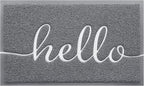 BeneathYourFeet Door Mat Welcome Mat Low Profile Front Doormat Indoor Outdoor by BeneathYourFeet