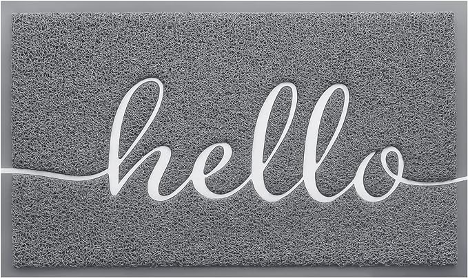 BeneathYourFeet Door Mat, Welcome Mat Low Profile Front Doormat Non Slip Rugs by BeneathYourFeet