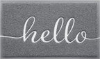 BeneathYourFeet Door Mat, Welcome Mat Low Profile Front Doormat Non Slip Rugs by BeneathYourFeet