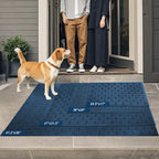 Mibao Front Door Mat Indoor Outdoor Entrance, Dirt Trapping Waterproof - Image 2