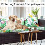8Pcs Stretch Patio Cushion Covers, Outdoor Couch Covers Replacement, Outdoor - Image 6