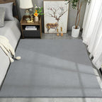 Amearea 5x5 Square Area Rugs for Bedroom Living Room, Modern Grey Thickened - Image 7