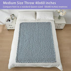 Bigacogo Chunky Knit Throw Blanket - Image 5