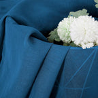 Tollpiz Sheer Tier Curtain Linen Textured Half Kitchen Curtains Sheer Light - Image 6