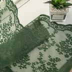 YJ YANJUN Vintage Lace Curtains 90 Inches Long-Victorian Floral Pattern Dark - Image 6
