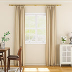YaFex Heavy Duty Curtain Rods 32-90 Inch, 1 Inch Adjustable Gold Curtain Rod - Image 9