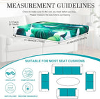 12 Pcs Stretch Patio Cushion Covers, Outdoor Couch Covers Replacement, Outdoor - Image 2