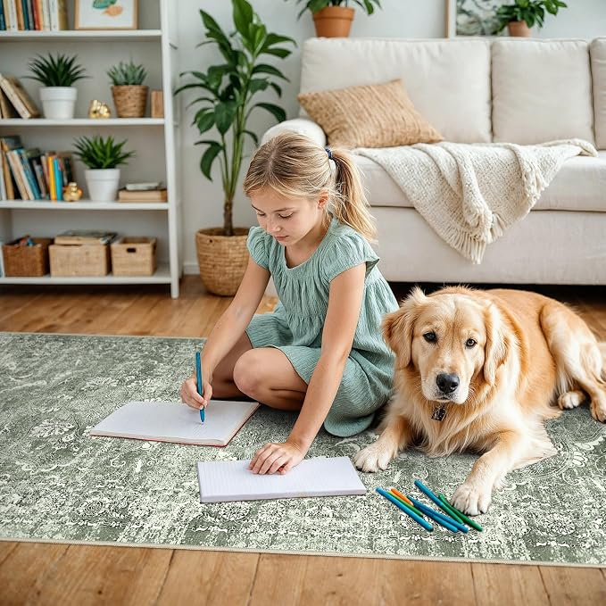 2'6"x12' Washable Hallway Runner Rug - Image 3