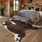 AROGAN Western Decor Faux Fur Cowhide Rug, 4.6x5.2 Feet Premium Animal Skin Cow - Image 6