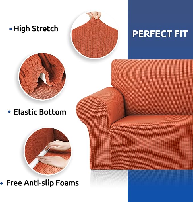 KEKUOU Stretch Oversized Sofa Slipcover 1 Piece Couch Sofa Cover Furniture - Image 6