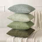 MIULEE Pack of 2 Spring Corduroy Decorative Throw Pillow Covers 18x18 Inch Soft - Image 7