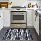 Lansny Modern Abstract Entryway Rug Indoor 2x3 Washable Rug Non-Slip Soft Small - Image 2