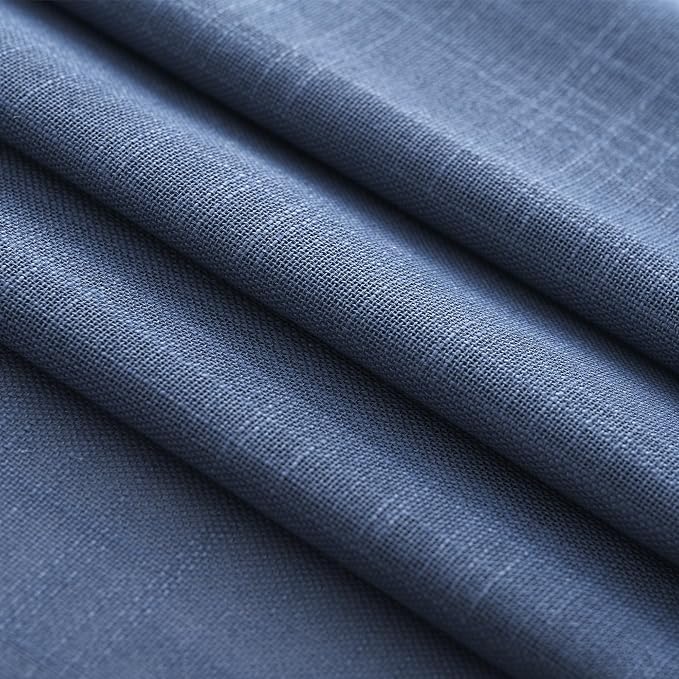 Navy Blue Curtains 108 inch Length - Image 7