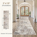 UERMEI 3X10 Washable Runner Rug - Image 3
