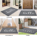 BeneathYourFeet Door Mat, Welcome Mat Low Profile Front Doormat Indoor Outdoor - Image 6