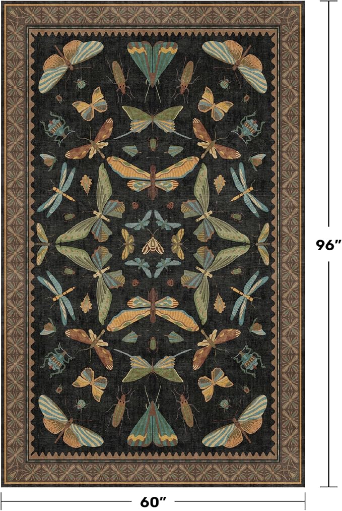 5x8 Black Rug for Bedroom - Image 2