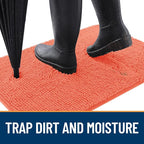 OLANLY Dog Door Mat for Muddy Paws 59x20, Absorbs Moisture and Dirt, Absorbent - Image 2