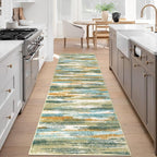 Lansny Modern Abstract Runner Rug 3x8 - Image 2