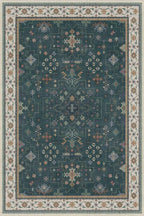 Hazo Haus Dark Green 4x6 Living Room Rug - Image 2