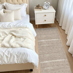 Nakagishi Area Rug Living Room Rugs: 3X8 Machine Washable Boho Large Neutral - Image 7