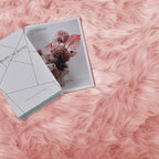 Goolela Pink Area Rugs 10x12 Fluffy Fuzzy Furry Rug - Image 6