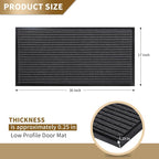Yimobra Front Door Mat Outdoor Indoor Entrance, 100% Waterproof All-Season All - Image 2
