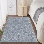 SERISSA 3x5 Boho Floral Area Rugs by SERISSAHomeDecorCollection