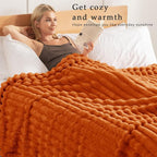 Exclusivo Mezcla California King Size Flannel Fleece Blanket, Super Soft - Image 2