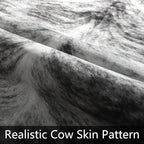 AROGAN Western Decor Faux Fur Cowhide Rug, 4 x 3 Feet Premium Animal Skin Cow - Image 5