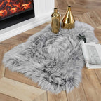 Ashler faux fur rug, Fluffy Shaggy Area Rug Ultra Soft 2 x 3 Feet Sheepskin Fur - Image 3