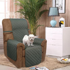 U-NICE HOME Recliner Chair Covers Reversible Quilted Water Repellent Pet - Image 2