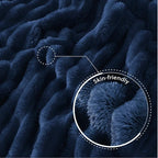 Exclusivo Mezcla California King Size Flannel Fleece Blanket, Super Soft - Image 7