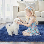 Area Rugs 9x12 Living Room, Shaggy Carpet Soft Plush Furry Bedside Rug Large - Image 8