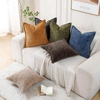 HPUK Fall Chenille Soft Throw Pillow Covers 18x18 Set of 2, Accent Cushion - Image 5