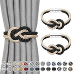 NICEEC 2 Pack Mini Magnetic Curtain Tiebacks Nordic Simple Style Drape Tie by NICEEC