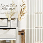 Nanspring Linen Natural Curtains - Image 3
