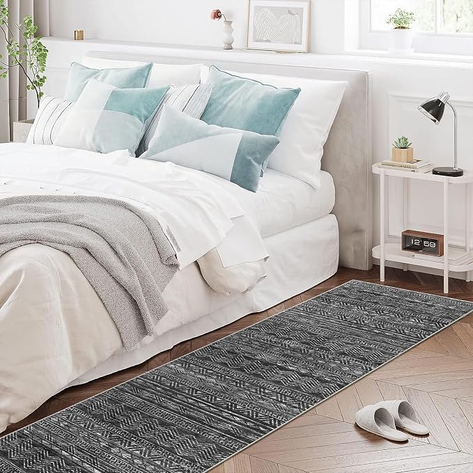 Moroccan Washable Hallway Runner Rug - Image 2