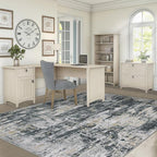 5x7 Area Rugs for Living Room, Washable Modern Abstract Large Area Rug Neutral - Image 6