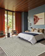 Latte&Fog 6x9 Area Rugs for Living Room Bedroom, Boho Non Slip Low Pile Carpet - Image 3
