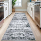 Lansny Modern Abstract Runner Rug 2.6x8 - Image 2